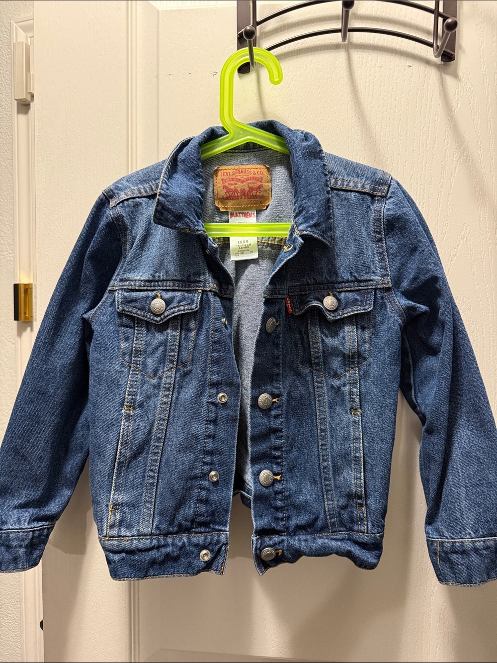 Levi's Kids Blue Denim Trucker Jacket